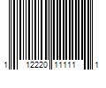 Barcode Image for UPC code 112220111111