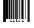 Barcode Image for UPC code 112222221221