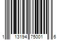 Barcode Image for UPC code 113194750016