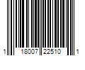 Barcode Image for UPC code 118007225101