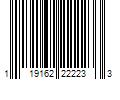 Barcode Image for UPC code 119162222233