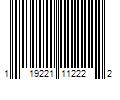 Barcode Image for UPC code 119221112222