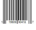 Barcode Image for UPC code 119909904187