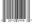 Barcode Image for UPC code 120112014167