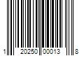 Barcode Image for UPC code 120250000138