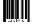 Barcode Image for UPC code 120512071401