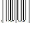 Barcode Image for UPC code 1210002010481