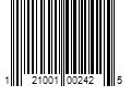 Barcode Image for UPC code 121001002425