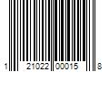 Barcode Image for UPC code 121022000158