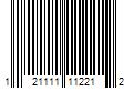 Barcode Image for UPC code 121111112212