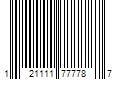 Barcode Image for UPC code 121111777787