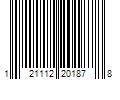 Barcode Image for UPC code 121112201878