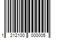 Barcode Image for UPC code 1212100000005