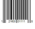 Barcode Image for UPC code 121600011118