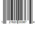 Barcode Image for UPC code 121620003674