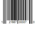 Barcode Image for UPC code 121667000070