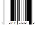 Barcode Image for UPC code 122111222222