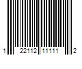 Barcode Image for UPC code 122112111112