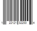 Barcode Image for UPC code 122121322004