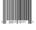 Barcode Image for UPC code 122211121111