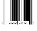 Barcode Image for UPC code 122222221121