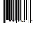 Barcode Image for UPC code 122222221442