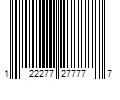 Barcode Image for UPC code 122277277777