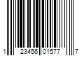 Barcode Image for UPC code 123456015777