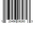 Barcode Image for UPC code 123456062603