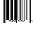 Barcode Image for UPC code 123456080003