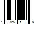 Barcode Image for UPC code 123456111318