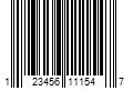 Barcode Image for UPC code 123456111547