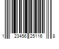 Barcode Image for UPC code 123456251168