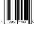 Barcode Image for UPC code 123456253445