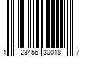 Barcode Image for UPC code 123456300187