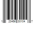 Barcode Image for UPC code 123456301047