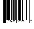 Barcode Image for UPC code 123456303737