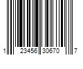 Barcode Image for UPC code 123456306707