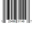 Barcode Image for UPC code 123456311497