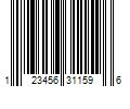 Barcode Image for UPC code 123456311596