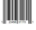 Barcode Image for UPC code 123456311701