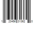 Barcode Image for UPC code 123456313620