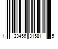 Barcode Image for UPC code 123456315815