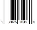 Barcode Image for UPC code 124635000430