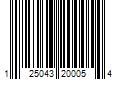 Barcode Image for UPC code 125043200054