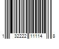 Barcode Image for UPC code 132222111148