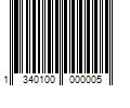 Barcode Image for UPC code 1340100000005