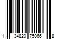 Barcode Image for UPC code 134820750668