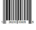 Barcode Image for UPC code 136200008055