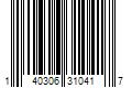 Barcode Image for UPC code 140306310417